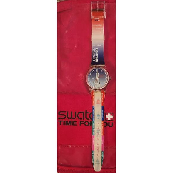 Swatch Watch EMPIRE STATE BUILDING BOX GK309PACK 1999 Limited Packagings NOS - Picture 8 of 17